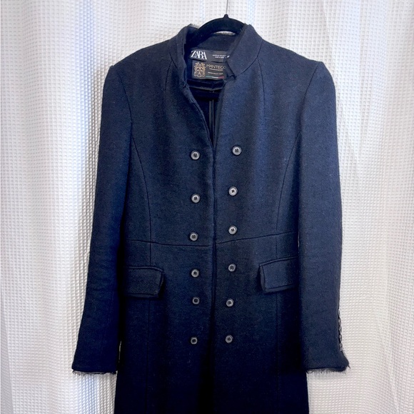 Zara Manteco Long Wool blend Coat. Limited Edition - Picture 7 of 14